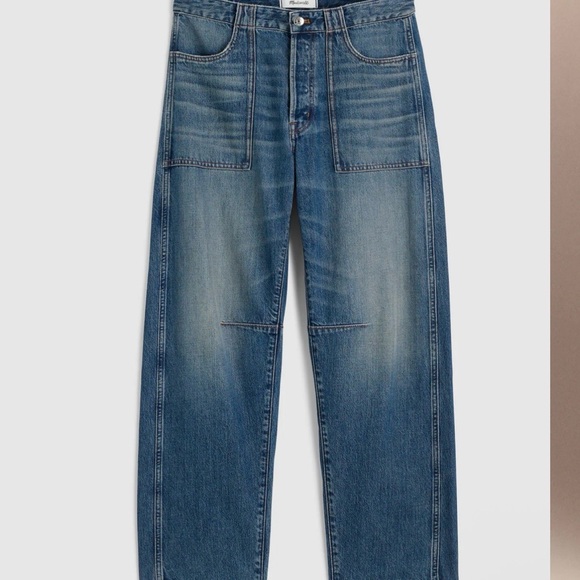 The Petite Darted Barrel Leg Jean by Madewell - Picture 6 of 6